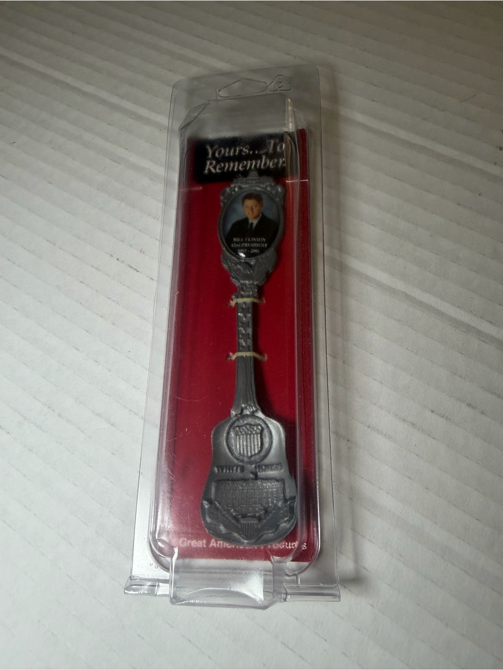 President Bill Clinton Vintage Souvenir Spoon Collectible